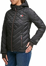 Load image into Gallery viewer, Tommy Hilfiger Womens Packable Hooded Puffer Jacket

