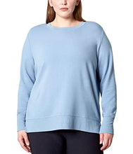 Load image into Gallery viewer, Mondetta Ladies&#39; Lightweight Crewneck Brushed Tunic Sweatshirt
