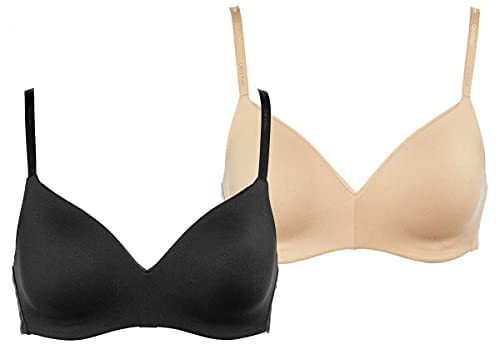 Calvin Klein Womens 2-Pack Lightly Lined Wirefree Bra