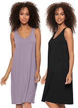 Load image into Gallery viewer, Felina | Cotton Modal Stretch Sleep Dress | 2-Pack
