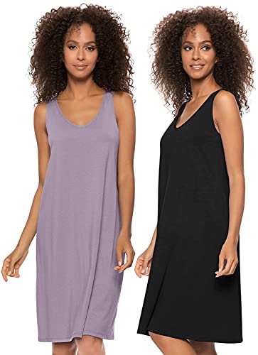 Felina | Cotton Modal Stretch Sleep Dress | 2-Pack