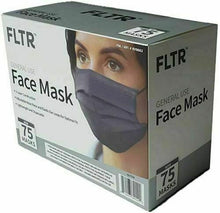 Load image into Gallery viewer, FLTR General Use Disposable Face Mask Black 75 Count
