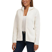 Load image into Gallery viewer, Andrew Marc Women&#39;s Full Zip Midweight Hooded Fleece Jacket M Ivory
