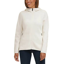 Load image into Gallery viewer, Andrew Marc Women&#39;s Full Zip Midweight Hooded Fleece Jacket M Ivory
