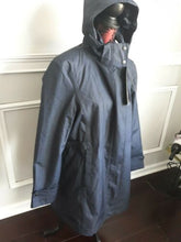 Load image into Gallery viewer, Kirkland Signature Ladies&#39; Trench Rain Jacket Navy Blue XL New with tags
