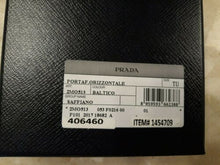Load image into Gallery viewer, Prada Saffiano Navy Calf Leather Men&#39;s Billfold Wallet 2MO513 Baltico NWT
