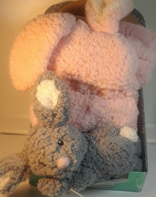 Load image into Gallery viewer, Little Miracles Animal Hugs Hooded Blanket Rabbit 2 Piece Set NewNoTags
