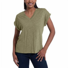 Load image into Gallery viewer, Jessica Simpson Women S V-Neck Soft Jersey Knit Top
