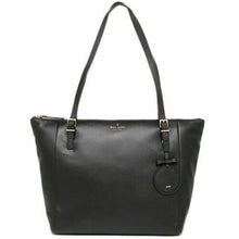 Load image into Gallery viewer, Kate Spade New York PXRU6763 Emma Lane Maya Black Tote Women&#39;s Handbag NWT

