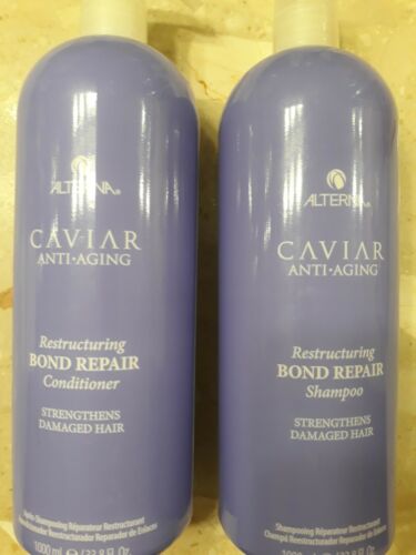 Alterna Caviar Restructuring Bond Repair Shampoo and Conditioner 33.8 Liter Set