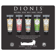 Load image into Gallery viewer, DIONIS Goat Milk Hand Cream, 1.0 oz, 5-pack
