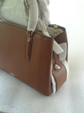 Load image into Gallery viewer, Coach 57276SVSD Brooklyn 34 Satchel Caryall, Saddle Brown
