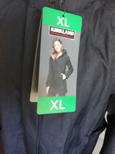 Load image into Gallery viewer, Kirkland Signature Ladies&#39; Trench Rain Jacket Navy Blue XL New with tags
