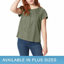 Load image into Gallery viewer, Ella Moss Ladies Eyelet Knit Top

