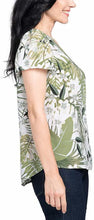 Load image into Gallery viewer, Hilary Radley Womens V-Neck Printed Blouse
