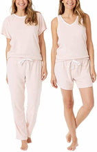 Load image into Gallery viewer, Lucky Brand Ladies&#39; 4-piece Soft Terry Pajama Set
