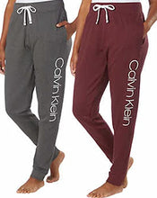 Load image into Gallery viewer, Calvin Klein Women&#39;s 2 Pack French Terry Joggers
