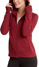 Load image into Gallery viewer, Danskin Women&#39;s Double Collar Full Zip Hooded Jacket
