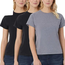 Load image into Gallery viewer, 32 Degrees Cool Women&#39;s Ultra Soft Cotton Tee 3 Pack
