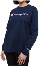 Load image into Gallery viewer, Champion Women&#39;s Crew Neck Long Sleeve Boyfriend Tee
