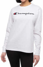 Load image into Gallery viewer, Champion Women&#39;s Crew Neck Long Sleeve Boyfriend Tee
