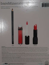 Load image into Gallery viewer, bareMinerals Lip Trio SRSLY RED Luxe Lipstick 3 Piece Set - NEW
