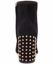 Load image into Gallery viewer, Jessica Simpson Wexton Black Suede Metallic Stud Chunky Block Heel Boots 5.5 M
