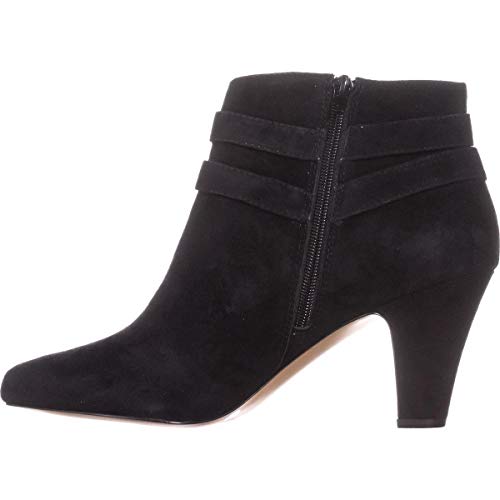 INC International Concepts Womens Dorine Ankle Booties Black Suede 6M