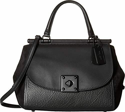 COACH Women's Mixed Leather Drifter Carryall Mw/Black One Size