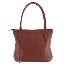 Load image into Gallery viewer, Lodis Siera Women&#39;s Brown Shoulder Tote Bag Purse Genuine Leather 16&quot;x13&quot;x5&quot;
