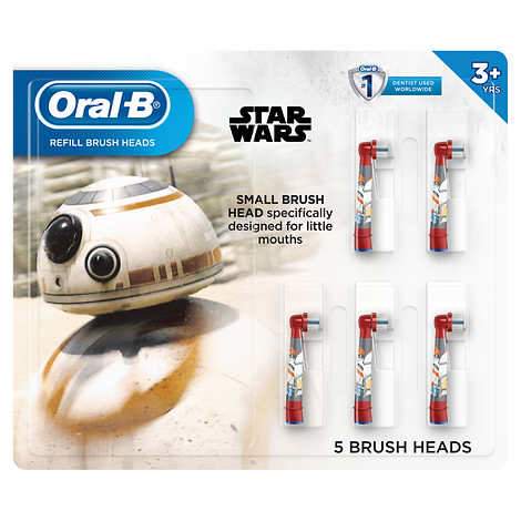 Star Wars Oral-B Kids Refill Brush Heads 5 PK