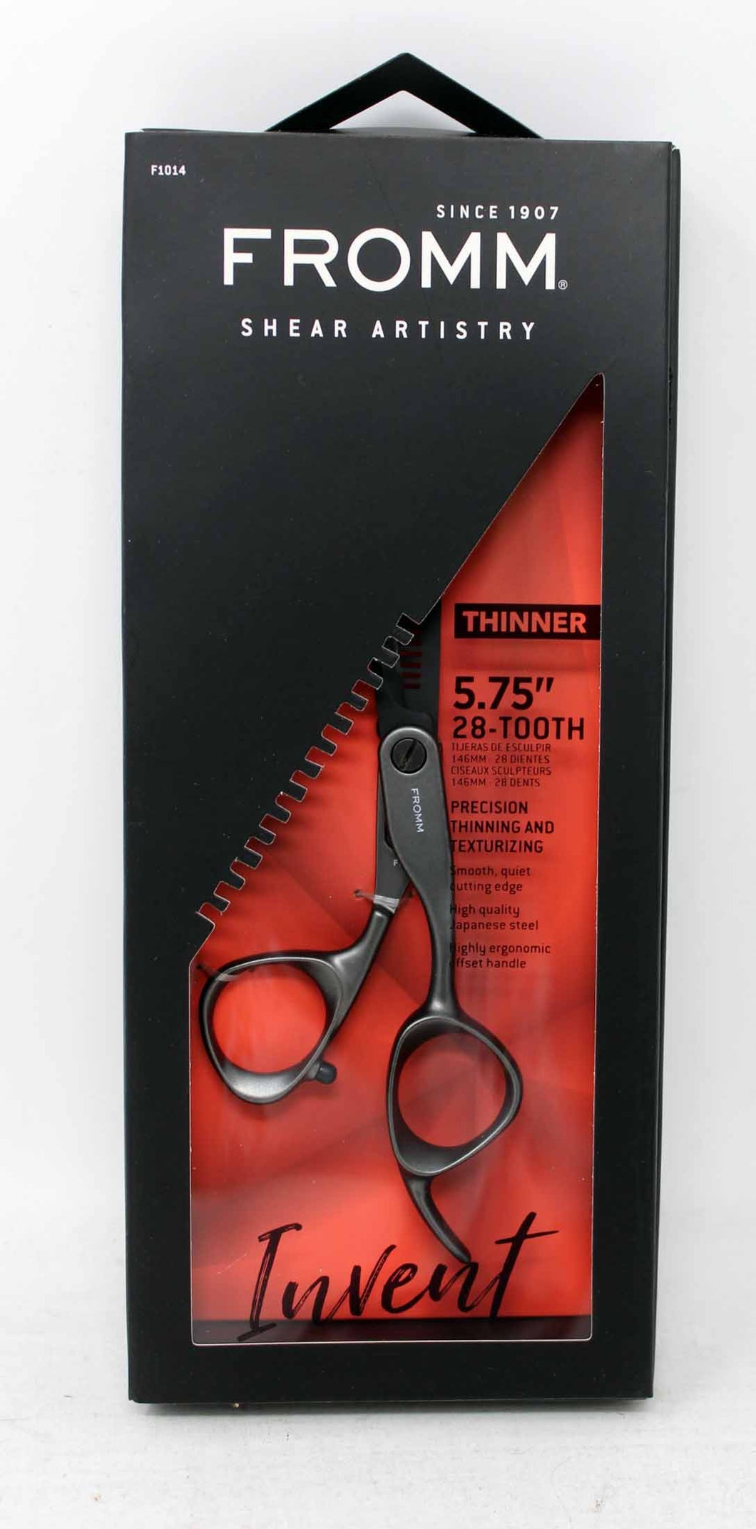 Fromm Invent Thinner 5.75'' 28-Tooth Gunmetal 1 Count