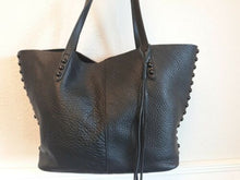 Load image into Gallery viewer, Rebecca Minkoff Medium Unlined Leather Tote with small removable zip pouch
