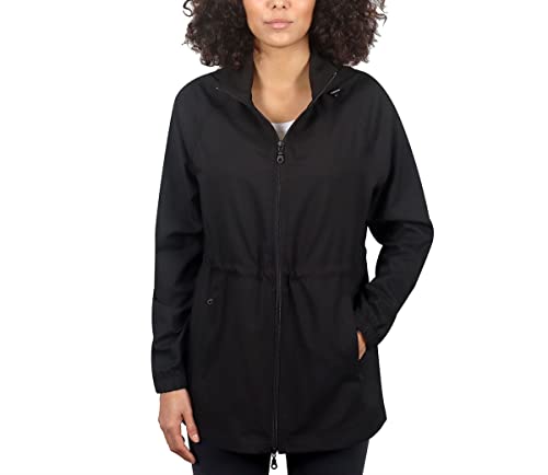 Kirkland Signature Women's Water and Wind Resistant Hooded Anorak Jacket