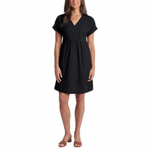 Load image into Gallery viewer, Briggs Womens V-Neck Linen Blend Dress
