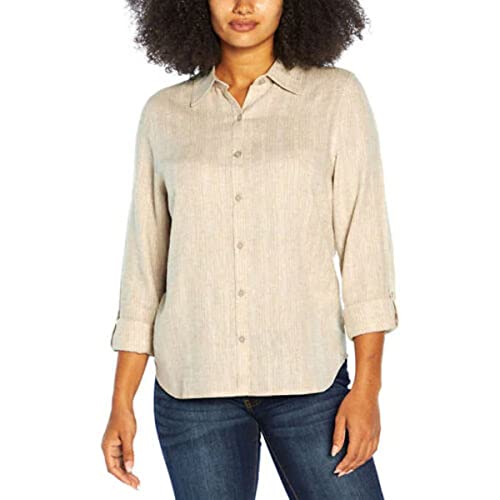 Orvis Women's Long Sleeve Linen Blend Top