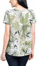 Load image into Gallery viewer, Hilary Radley Womens V-Neck Printed Blouse
