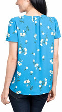 Load image into Gallery viewer, Hilary Radley Womens V-Neck Printed Blouse
