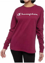 Load image into Gallery viewer, Champion Women&#39;s Crew Neck Long Sleeve Boyfriend Tee
