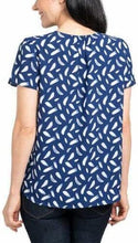 Load image into Gallery viewer, Hilary Radley Womens V-Neck Printed Blouse
