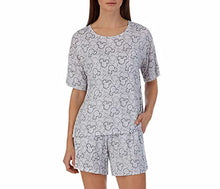 Load image into Gallery viewer, Disney Womens Short Pajama Set with Pockets
