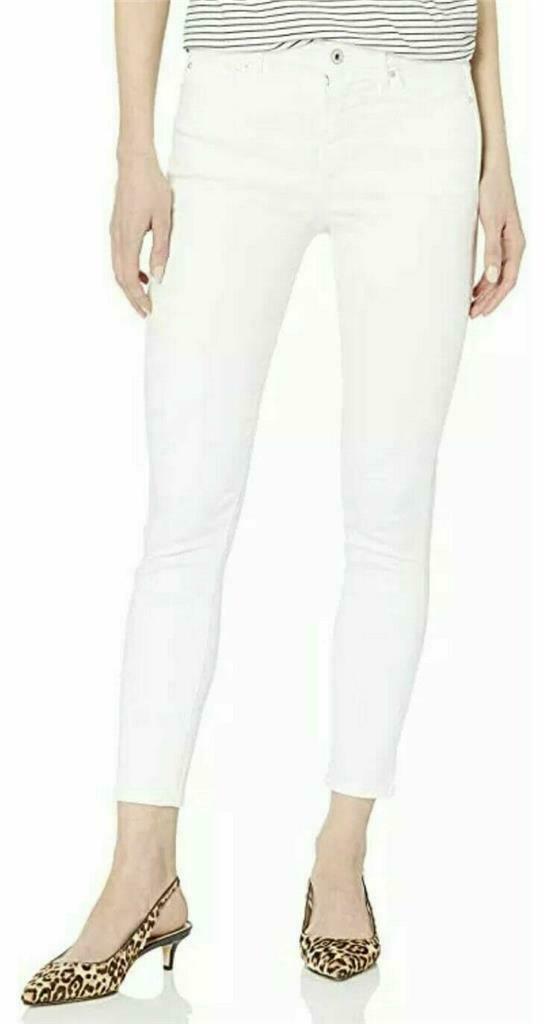Ella Moss Ladies' High Rise Slim Straight Ankle Jeans, White 8/29