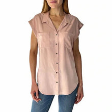 Load image into Gallery viewer, JACHS Girlfriend Womens Button Front Blouse
