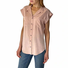 Load image into Gallery viewer, JACHS Girlfriend Womens Button Front Blouse
