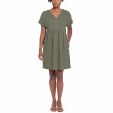 Load image into Gallery viewer, Briggs Womens V-Neck Linen Blend Dress
