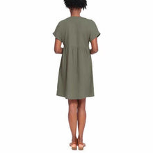 Load image into Gallery viewer, Briggs Womens V-Neck Linen Blend Dress
