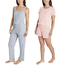 Load image into Gallery viewer, Eddie Bauer Womens 4-Piece Pajama Set
