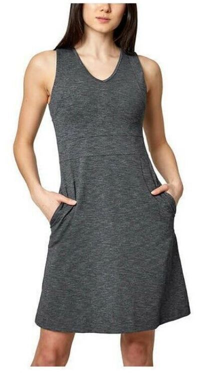 Mondetta Active Sleeveless Dress Side Pockets, Built in Bra