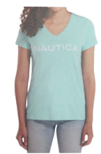 Load image into Gallery viewer, Nautica Ladies&#39; Logo Tee Short Sleeve Crewneck
