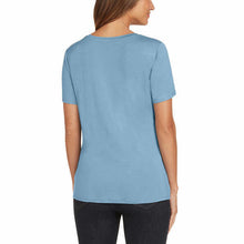 Load image into Gallery viewer, Matty M Ladies&#39; V-Neck Side Tie Tee
